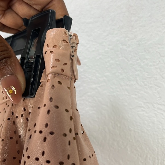 Sunday in Brooklyn Women’s Blush Pink Skater Mini Skirt Size 4 Summer Side Zip - Picture 7 of 11